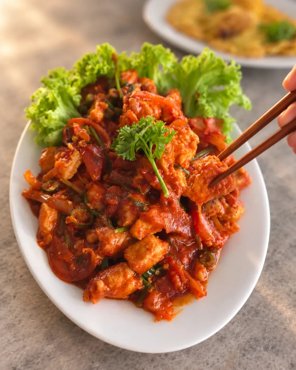 Kiya's spicy chicken